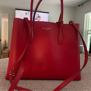 Red Kate spade medium purse